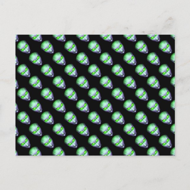 Postal Green Alien Head (Anverso)