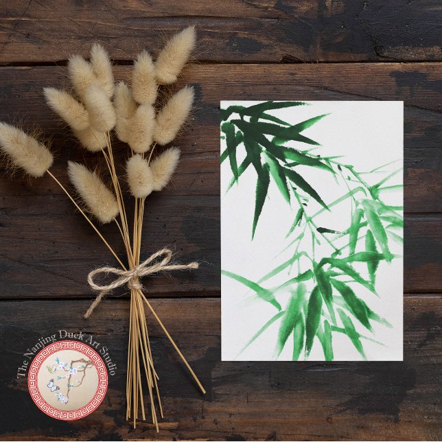 Postal Green Bamboo Twig (Subido por el creador)