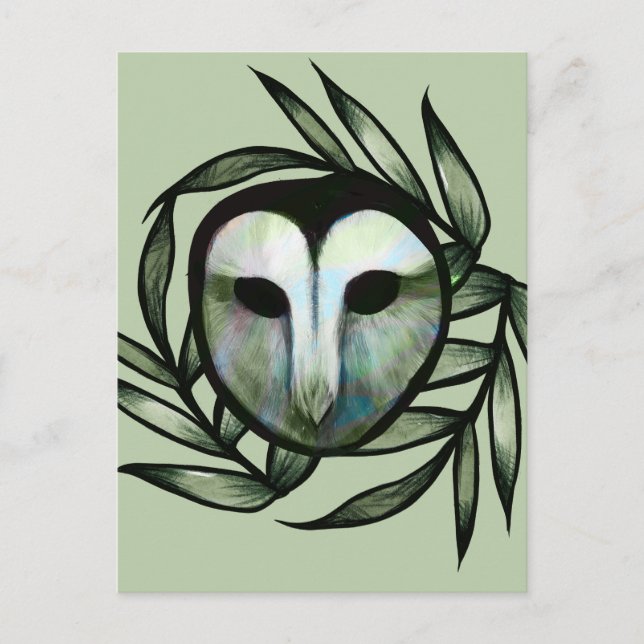 Postal Green Barn Owl                                     (Anverso)