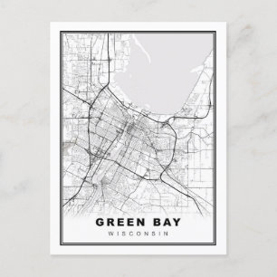 Postal Green Bay Map