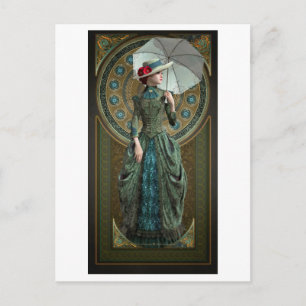 Postal Green Belle Epoque Gown