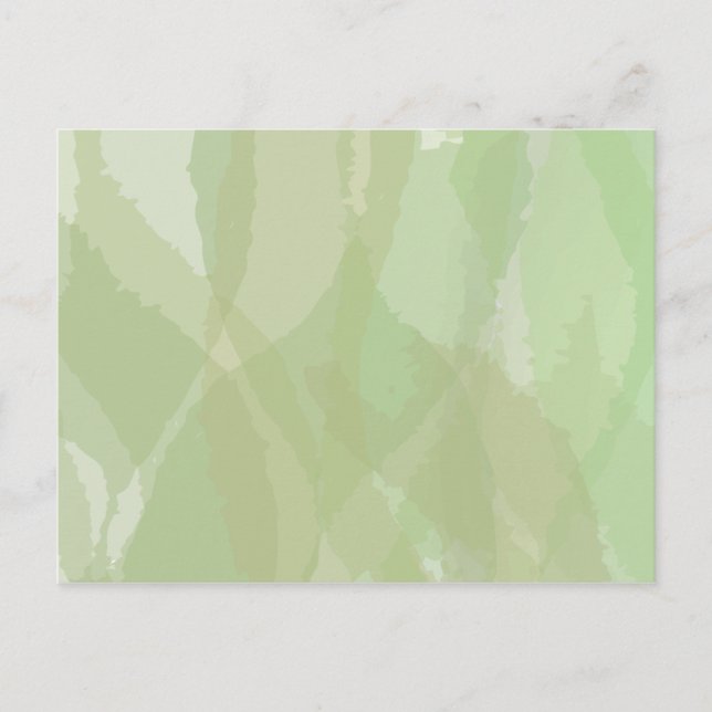 Postal Green, cool, trendy watercolor abstract pattern (Anverso)