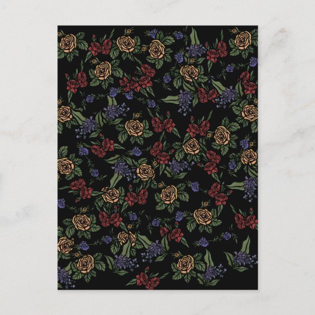 Postal Green Earth Flowers (Anverso)