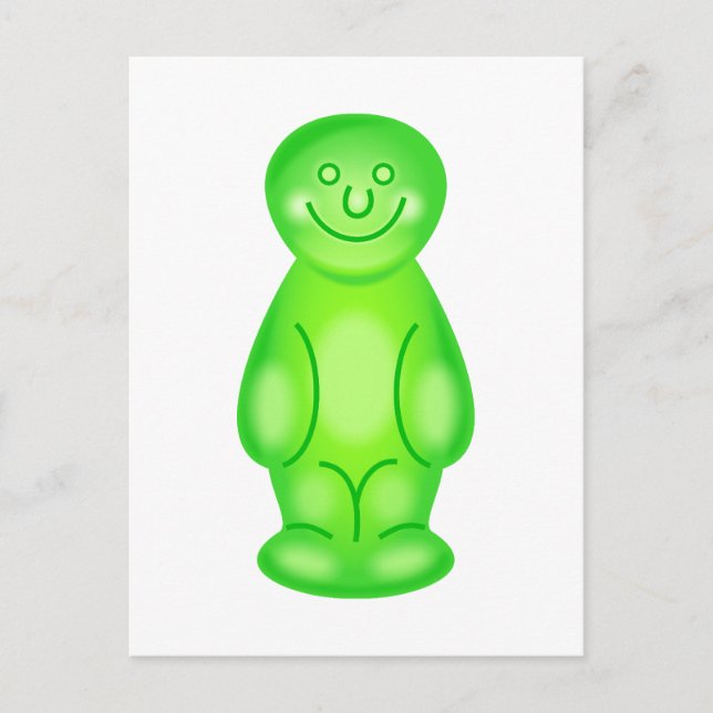Postal Green Jelly Baby (Anverso)
