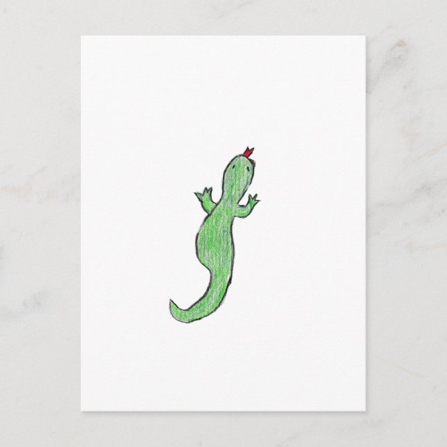 Postal Green Lizzard (Anverso)