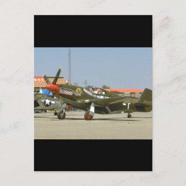 Postal Green P51 Mustang, Left Side_WII Planes (Anverso)