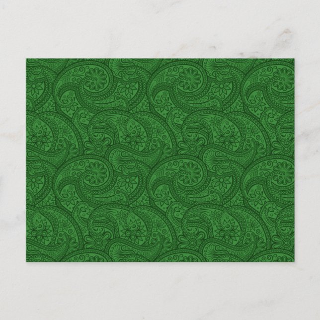 Postal Green Paisley (Anverso)