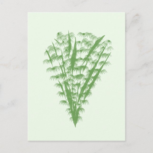 Postal Green plant in the shape of a bouquet. (Anverso)