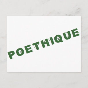 Postal green poéthique