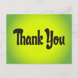 Postal Green Retro Gracias Ombre Lime