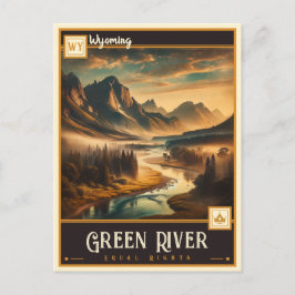 Postal Green River, Wyoming | Vintage