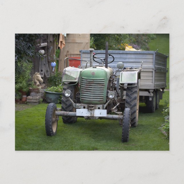 Postal Green Steyr Tractor 80A (Anverso)