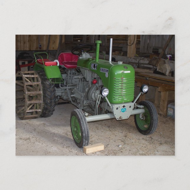 Postal Green Steyr Tractor KL I (Anverso)