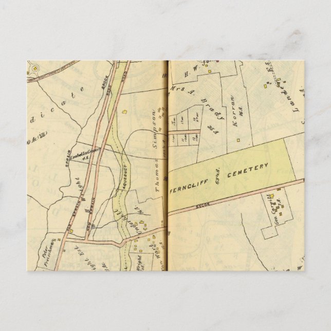 Postal Greenburg, Nueva York 4 (Anverso)