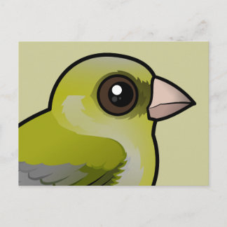Postal Greenfinch europeo