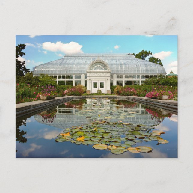 Postal Greenhouse - El conservatorio (Anverso)