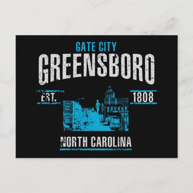 Postal Greensboro (Anverso)