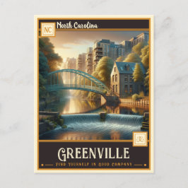 Postal Greenville, Carolina del Norte | Vintage