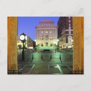 Postal Greenville, Carolina del Sur, centro de la ciudad 