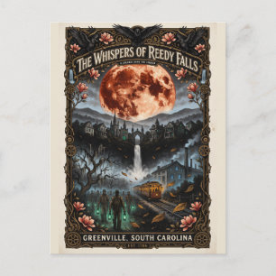 Postal Greenville embrujado, Carolina del Sur Horror vint