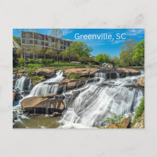Postal Greenville, Parque de Cataratas Reedy River, Carol