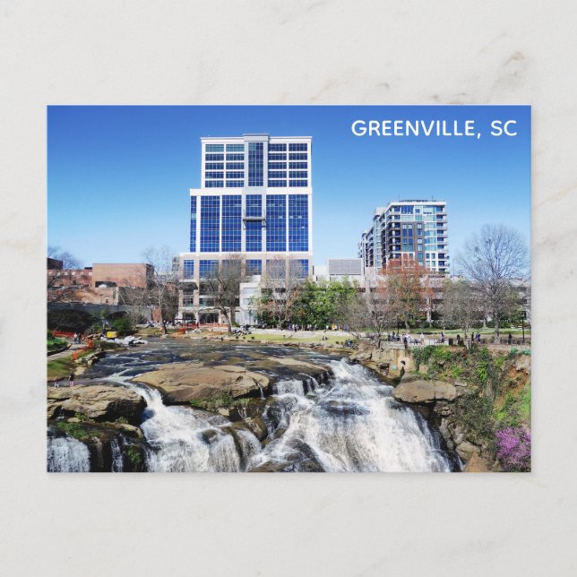 Postal Greenville South Carolina Travel Photo (Anverso)
