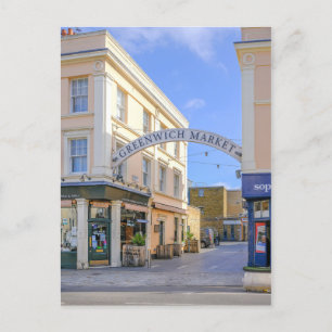 Postal Greenwich Market, London UK Postcard
