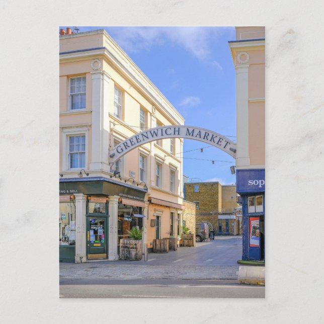 Postal Greenwich Market, London UK Postcard (Anverso)