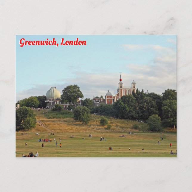 Postal Greenwich Park, Londres (Anverso)