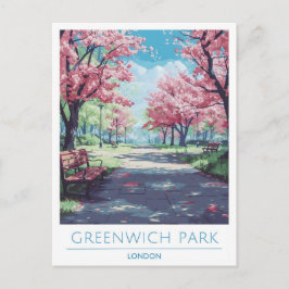Postal Greenwich Park Londres Inglaterra Viajes