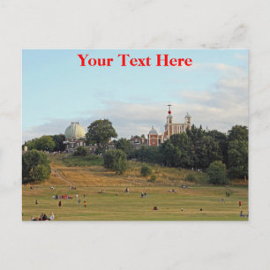 Postal Greenwich Park personalizable, London Postcard