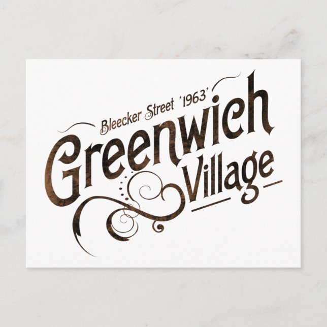 Postal Greenwich Village (Anverso)