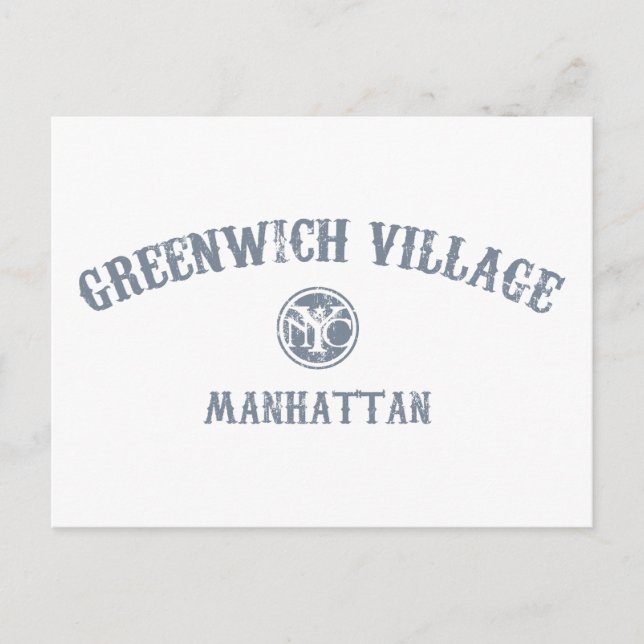 Postal Greenwich Village (Anverso)