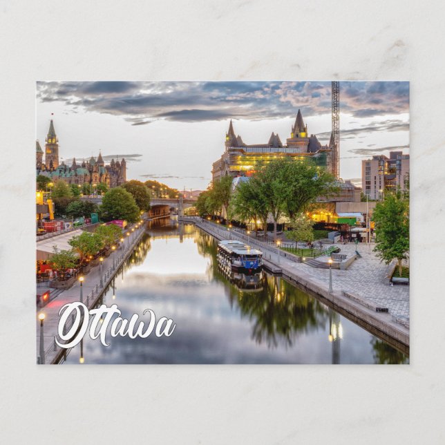 Postal Greeting From Ottawa, Ontario, Canada (Anverso)