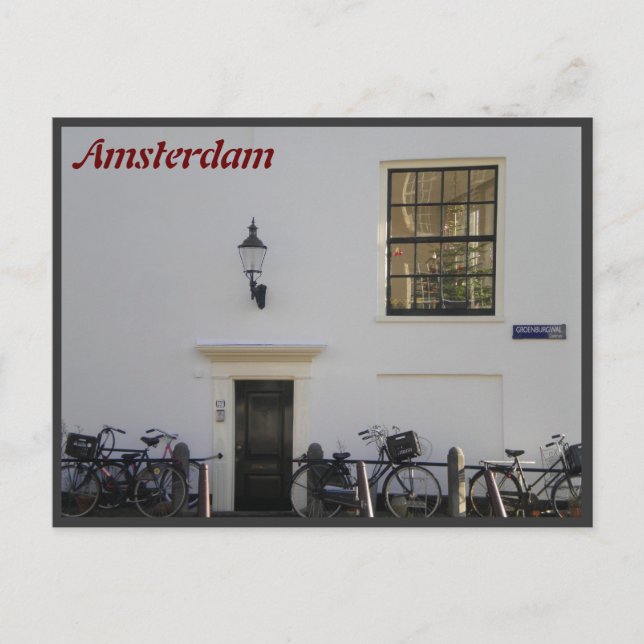 Postal Greetingcard de Amsterdam (Anverso)