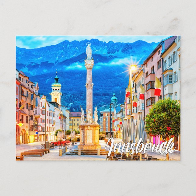 Postal Greetings From Innsbruck, Austria (Anverso)