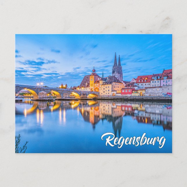 Postal Greetings From Regensburg, Germany (Anverso)