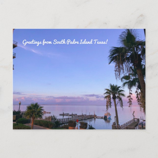 Postal Greetings from South Padre Island Texas! (Anverso)