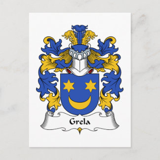 Postal Grela Family Crest