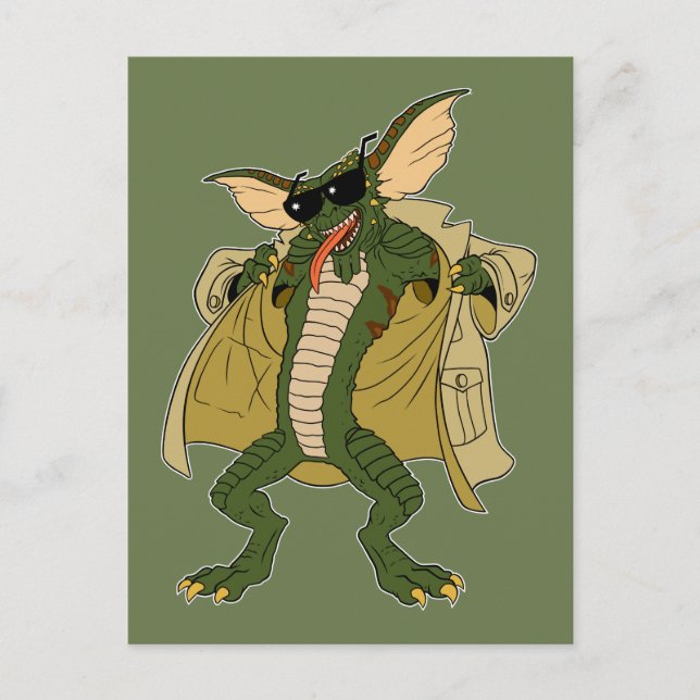 Postal Gremlins | Flash Trench Coat de banda (Anverso)