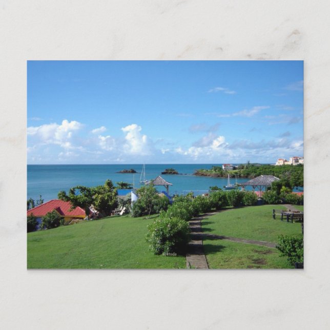 Postal Grenada: Beautiful Grenada postcard (Anverso)