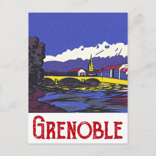 Postal Grenoble, Francia