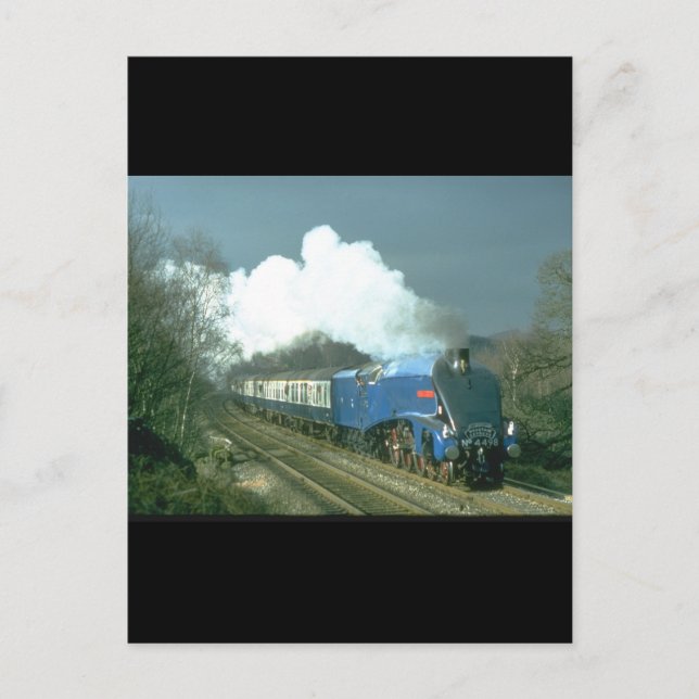 Postal Gresley A4 Sir Nigel Gresley trabaja en trenes de  (Anverso)