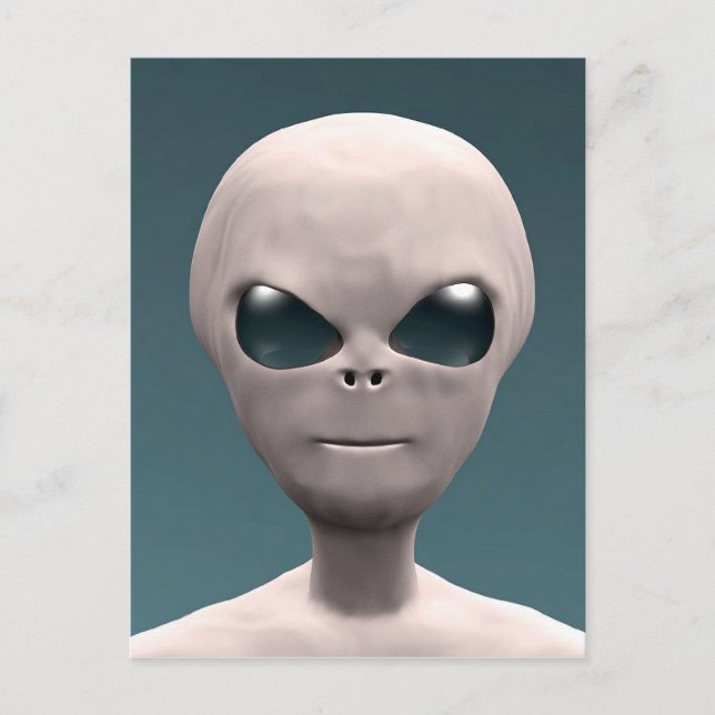 Postal Grey Alien (Anverso)