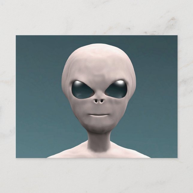 Postal Grey Alien (Anverso)