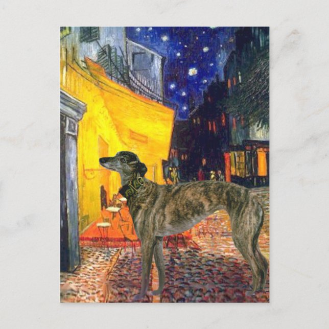 Postal Greyhound (br8) - Terrace Cafe (Anverso)