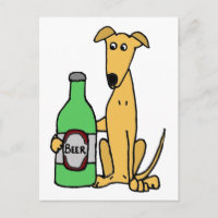 Greyhound con botella de cerveza