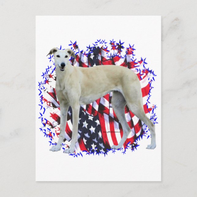 Postal Greyhound Patriot (Anverso)