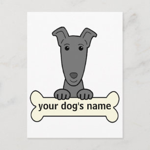 Postal Greyhound personalizado