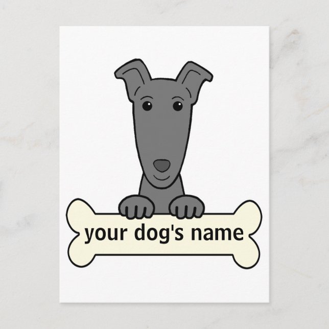 Postal Greyhound personalizado (Anverso)
